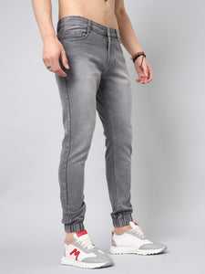 Men's Grey Denim Jogger