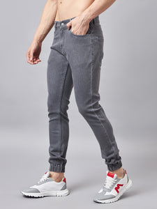 Studio Nexx Men's Grey Denim Joggers