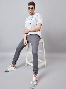 Studio Nexx Men's Grey Denim Joggers