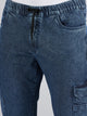 Men's Blue Denim Cargo Jogger