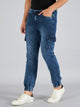 Men's Blue Denim Cargo Jogger
