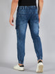 Men's Blue Denim Cargo Jogger