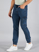 Men's Blue Denim Cargo Jogger