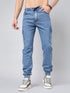 Men's Light Blue Denim Cargo Jogger