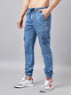 Men's Blue Denim Cargo Jogger