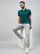 Men's Grey Denim Cargo Jogger