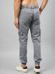 Men's Grey Denim Cargo Jogger