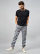 Men's Grey Denim Cargo Jogger
