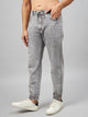 Men's Light Grey Denim Cargo Jogger
