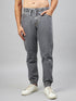 Men's Grey Denim Cargo Jogger