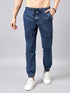 Men's Blue Denim Cargo Jogger