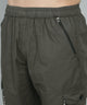 Men's Dark Green Cotton Three Fourth Shorts