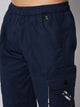 Men's Navy Blue Cotton Three Fourth Shorts