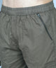 Men's Green Cotton Three Fourth Shorts