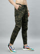 Men's Camouflage Army Green Cotton Cargo Trousers