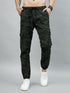 Men's Camouflage Dark Green Cotton Cargo Trousers
