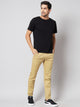 Men's Light Brown Pure Cotton Trousers