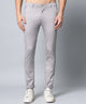 Men's Relaxed Light Grey Pure Cotton Trousers