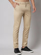 Men's Light Brown Pure Cotton Trousers