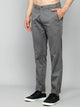 Men's Relaxed Grey Pure Cotton Trousers