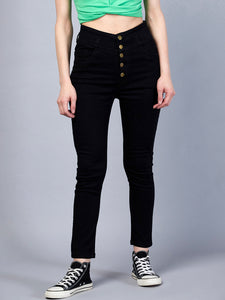 Women's Black Slim Fit Jeans