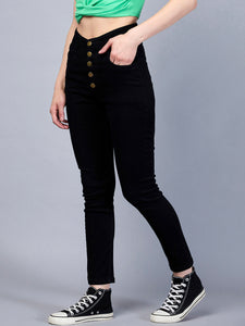 Women's Black Slim Fit Jeans