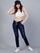 Women's Blue Slim Fit Jeans