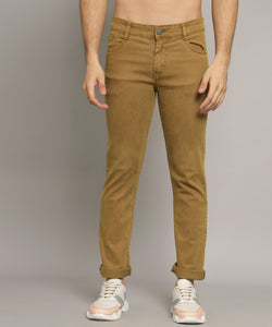Men's Light Brown Relax Fit Jeans