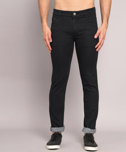 Men's Black Relax Fit Jeans