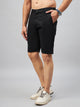 Men's Black Cotton Shorts