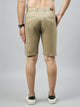 Men's Light Brown Cotton Shorts