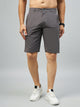 Men's Grey Cotton Shorts