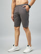 Men's Grey Cotton Shorts