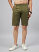 Men's Olive Cotton Shorts