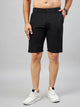 Men's Black Cotton Shorts