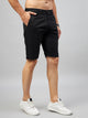 Men's Black Cotton Shorts