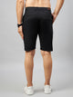 Men's Black Cotton Shorts