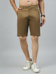 Men's Mustard Cotton Shorts