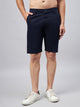 Men's Navy Blue Cotton Shorts