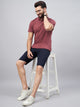 Men's Navy Blue Cotton Shorts