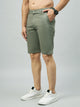 Men's Pastel Green Cotton Shorts