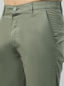 Men's Pastel Green Cotton Shorts