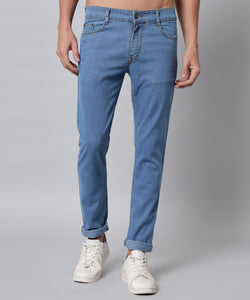 Men's Light Blue Relax Fit Jeans