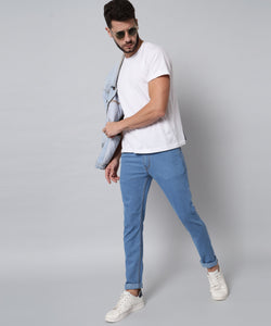 Men's Light Blue Relax Fit Jeans