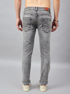 Men's Light Grey Relax Fit Jeans