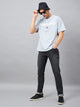 Men's Grey Relax Fit Jeans