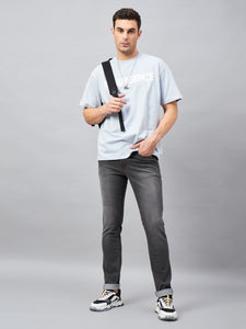 Men's Grey Relax Fit Jeans