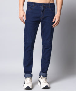 Men's Dark Blue Relax Fit Jeans