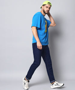 Men's Blue Relax Fit Jeans