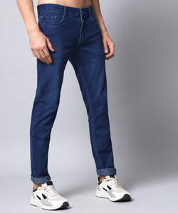 Men's Dark Blue Relax Fit Jeans